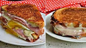 Fried Egg With Turkey Bacon Sandwich