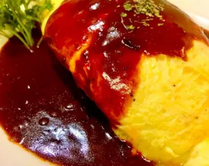 Omelet Rice With Demi-Glace (デミオムライス)