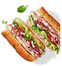 Oven Roasted Turkey & Ham Footlong Pro (Double Protein)