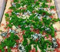 Vegetarian Sicilian Grandma Pizza