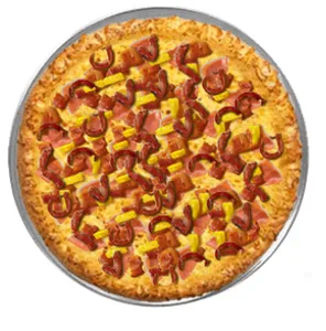Domino's Small 10" Honolulu Hawaiian Pizza Builder