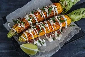 Esquites, Corn Off The Cob, Cotija Cheese & Mayo