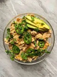 Shredded Chicken with Spicy Green Chili