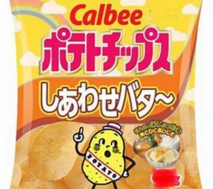 Calbee Potato Chips Honey Butter (カルビーしあわせバターポテトチップス)