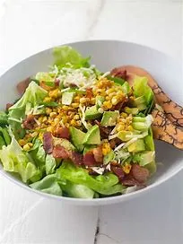 Triple Bacon, Corn, Avocado Salad (GF)