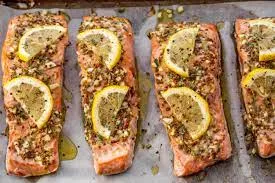 Broiled Salmon