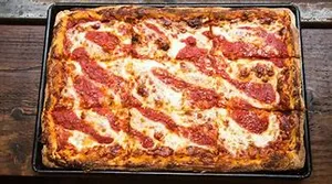 Sicilian Square Pie with Half Topping