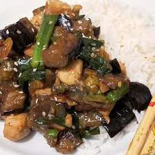 Chicken With Chinese Eggplant (Vegetarian 'Poultry')