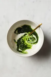 Large Regular Yogurt Green Chutney