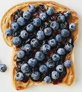 Peanut Butter And Berry Sandwich