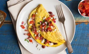 Greek Omelette Breakfast