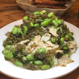 Preserved Vegetable Lime Bean and Bean Curd Sheets