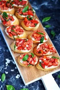 FOUR CHEESE BRUSCHETTA