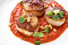 Scallop With Dried Red Peppers & Peanuts Entree