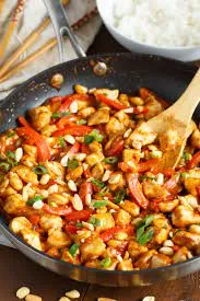 Chicken With Peanut In Hot Pepper Sauce