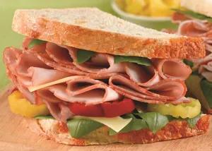 Maple Glazed Honey Ham Sandwich