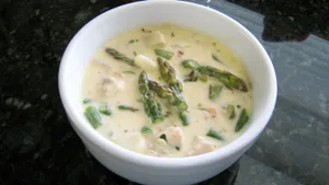 Mixed Seafood Asparagus Chowder Soup 海鮮蘆筍羮