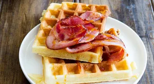 Waffles With Bacon