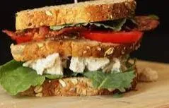 Chicken Salad Club Sandwich