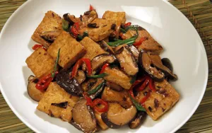 Fried Tofu Family Style