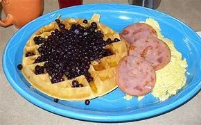 Waffle With Canadian Bacon