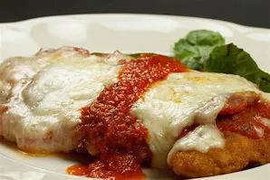 Chicken Parmigiana With Penne Plate