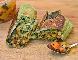 Veggie Burger Wrap