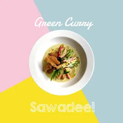 Vegan Green Curry With Vegetable