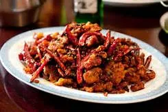 DRY POT CRISPY FISH FILET W.HOT CHILI 干锅脆鱼