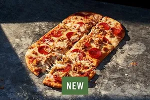 Sausage & Pepperoni Flatbread Pizza
