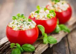 Stuffed Tomato Salad