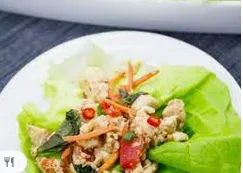 Asian Chicken Basil Wrap