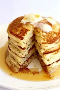 Pancakes With Maple Syrup Breakfast