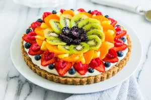 Assorted Fruit Cheese Cake