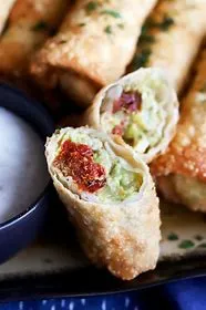 Dried Tomato Avocado Roll