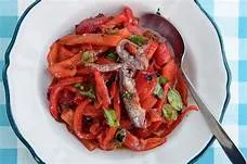 Roasted Peppers With Anchovies