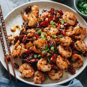 Dry Sauteed Baby Shrimp With Sichuan Pepper