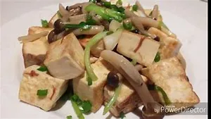 Tofu With Mushroom In Oyster Sauce