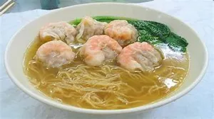 Shrimp Wonton With Egg Noodles Soup