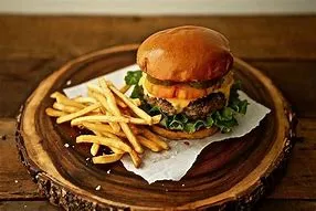 Shortrib Bulgogi Burger (1/2 Pound) With Shoestring Fries