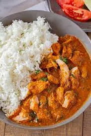 Curry Flavor Chicken Over Rice