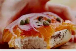 Jumbo Bagel with Lox