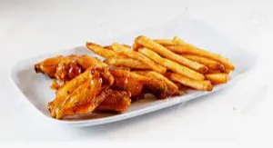 Spicy Wings With Fries