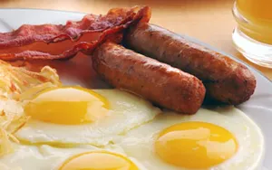 Two Eggs With Sausage