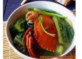 Sauteed Blue Crab With Bitter Melon