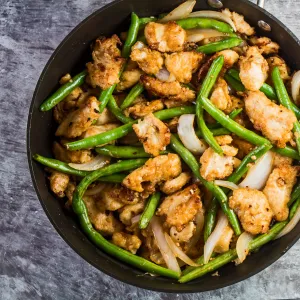 Chicken with String Beans 四季豆鸡 .