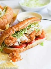 Shrimp Po'Boy Sandwich
