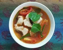 Tom Yum Veg. Fish