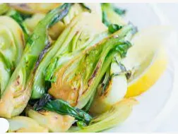 Sautéed Bok Choy Lunch