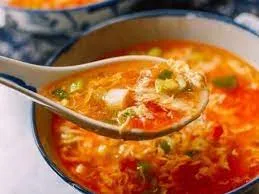 Chegdu Style Tomato Egg Vege Soup